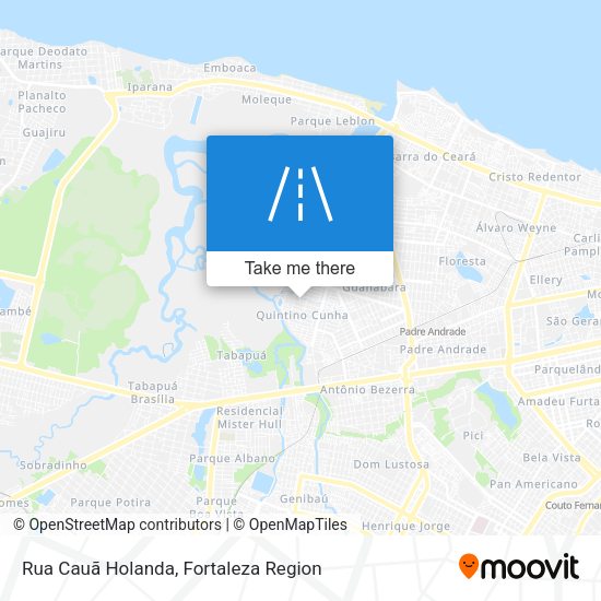 Rua Cauã Holanda map