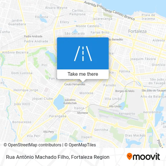 Rua Antônio Machado Filho map