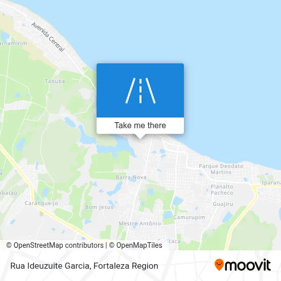 Rua Ideuzuite Garcia map