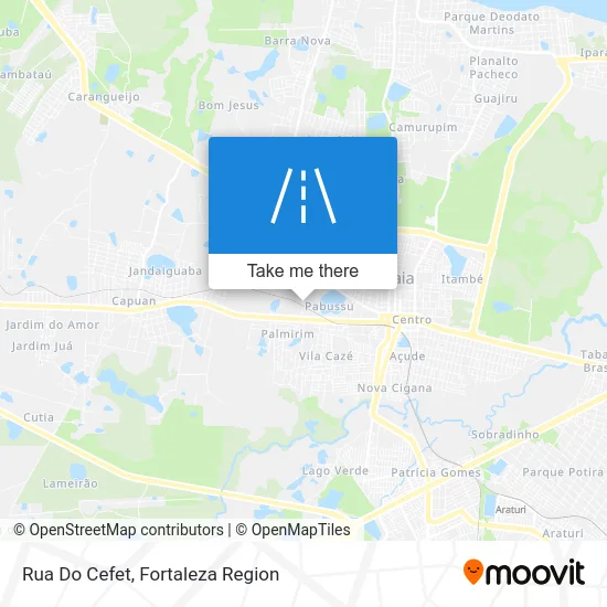 Rua Do Cefet map
