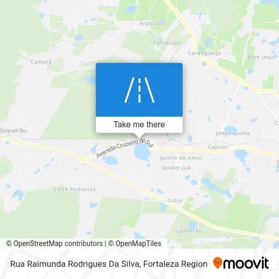 Rua Raimunda Rodrigues Da Silva map