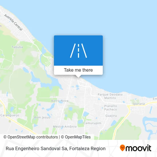 Rua Engenheiro Sandoval Sa map