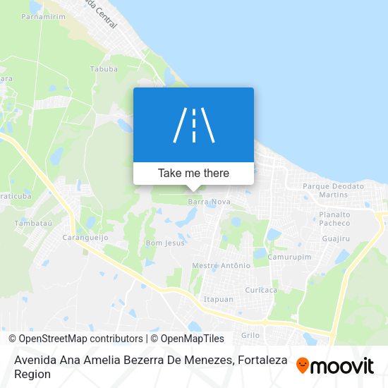 Avenida Ana Amelia Bezerra De Menezes map
