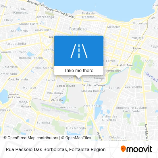 Rua Passeio Das Borboletas map