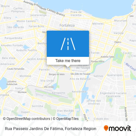 Rua Passeio Jardins De Fátima map