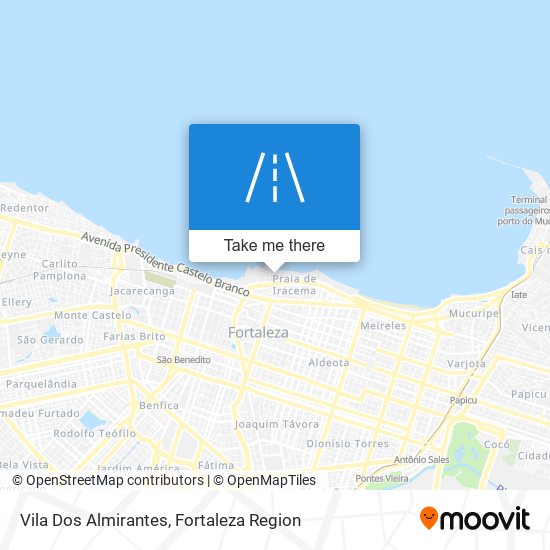 Mapa Vila Dos Almirantes
