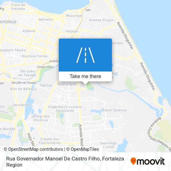 Rua Governador Manoel De Castro Filho map