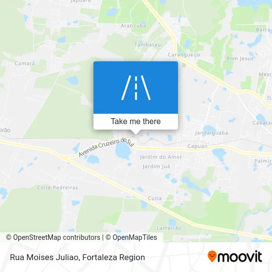 Rua Moises Juliao map