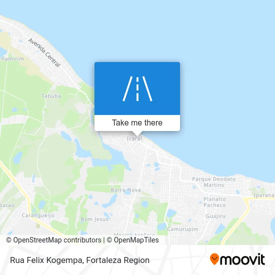 Rua Felix Kogempa map