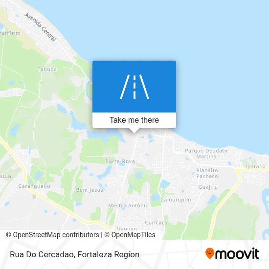 Rua Do Cercadao map