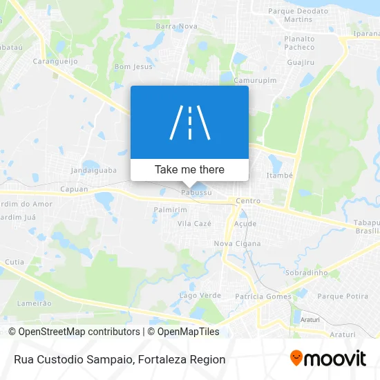 Rua Custodio Sampaio map