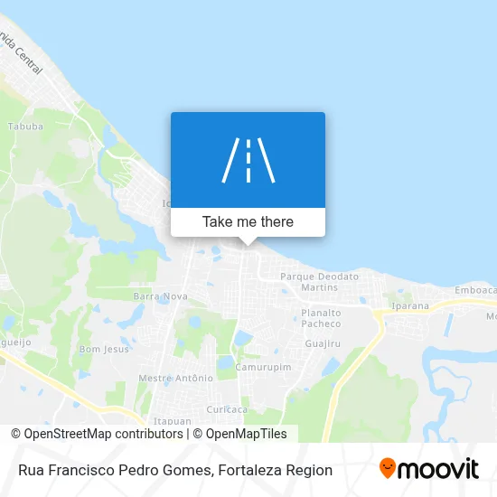 Rua Francisco Pedro Gomes map