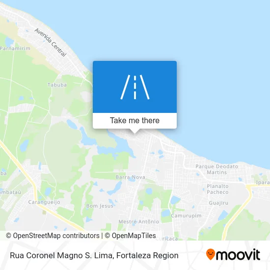 Rua Coronel Magno S. Lima map