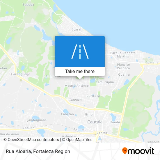 Rua Aloaria map