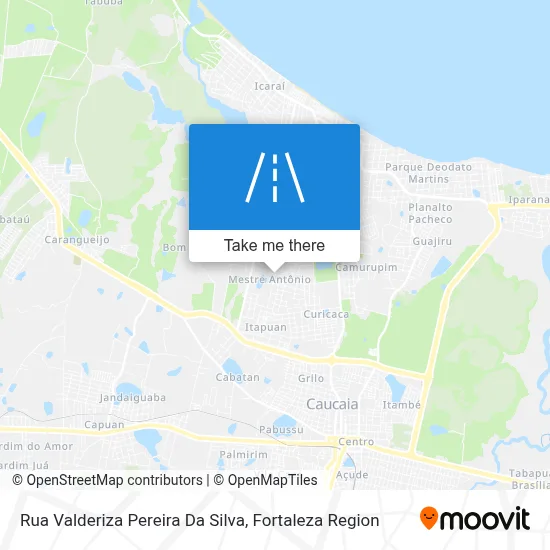 Rua Valderiza Pereira Da Silva map