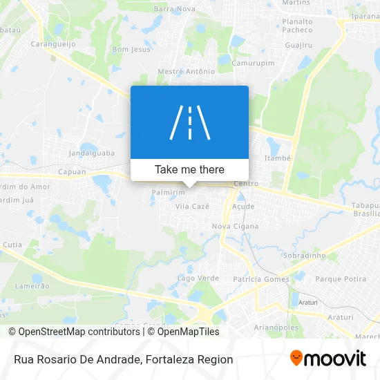 Rua Rosario De Andrade map