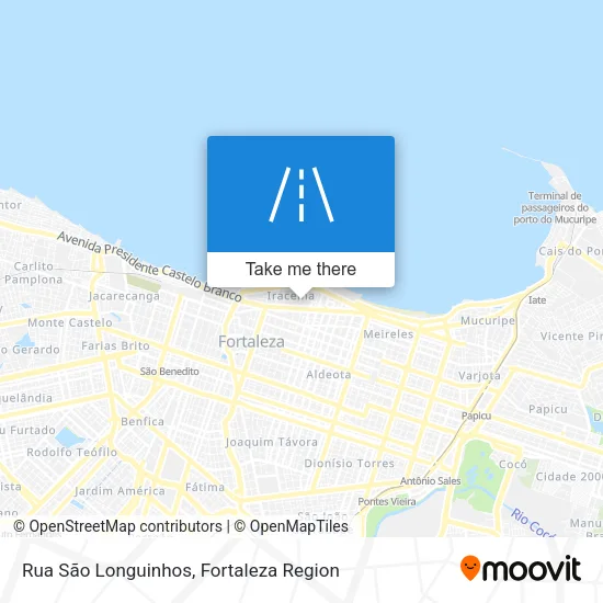 Rua São Longuinhos map