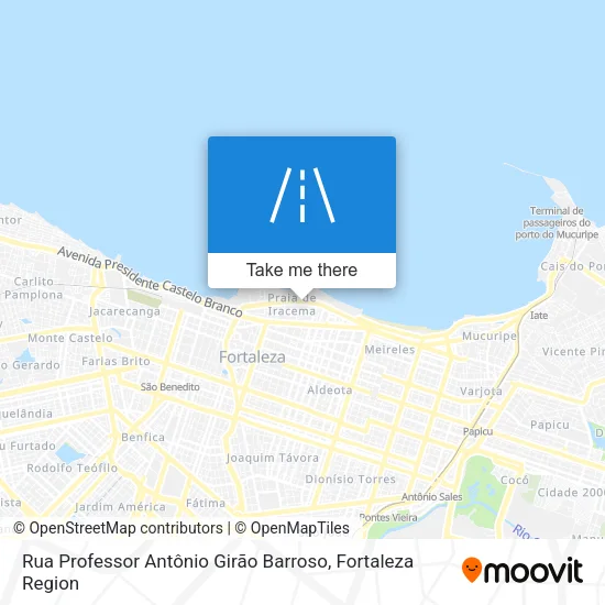 Rua Professor Antônio Girão Barroso map