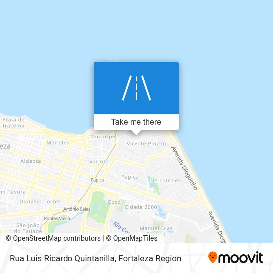 Rua Luis Ricardo Quintanilla map