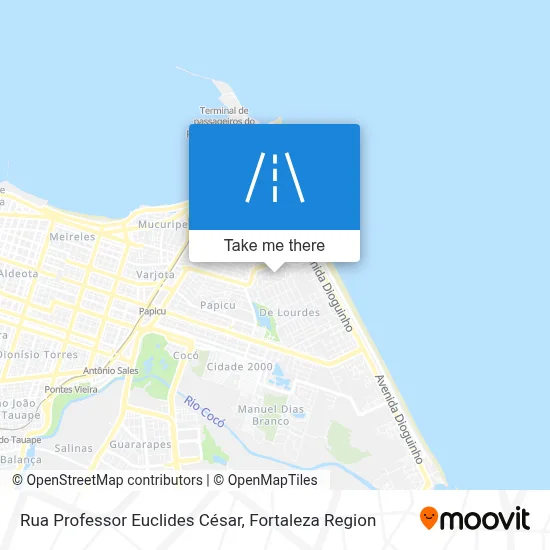 Rua Professor Euclides César map