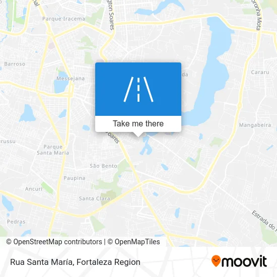 Rua Santa María map