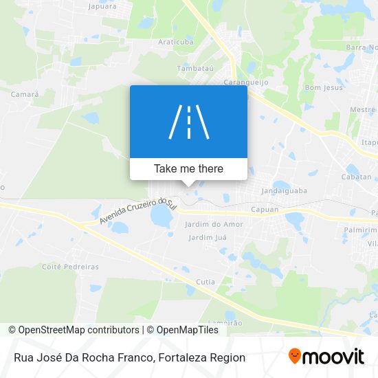 Rua José Da Rocha Franco map