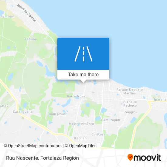 Rua Nascente map