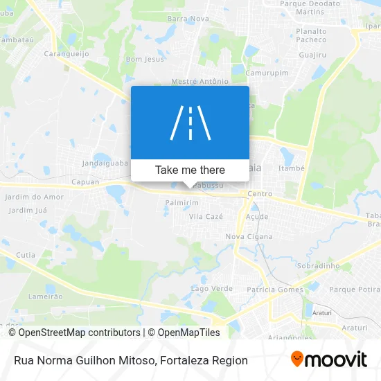 Rua Norma Guilhon Mitoso map