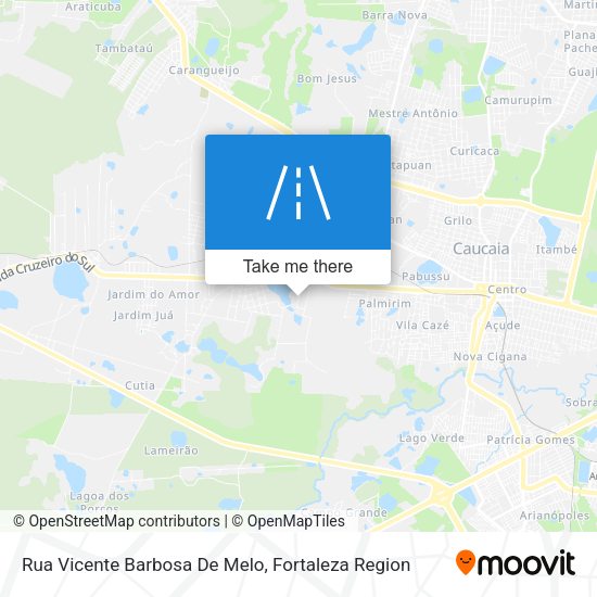 Rua Vicente Barbosa De Melo map