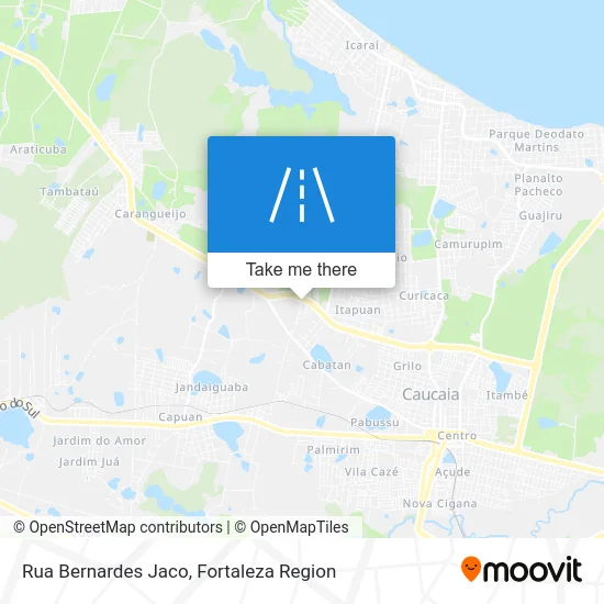 Rua Bernardes Jaco map
