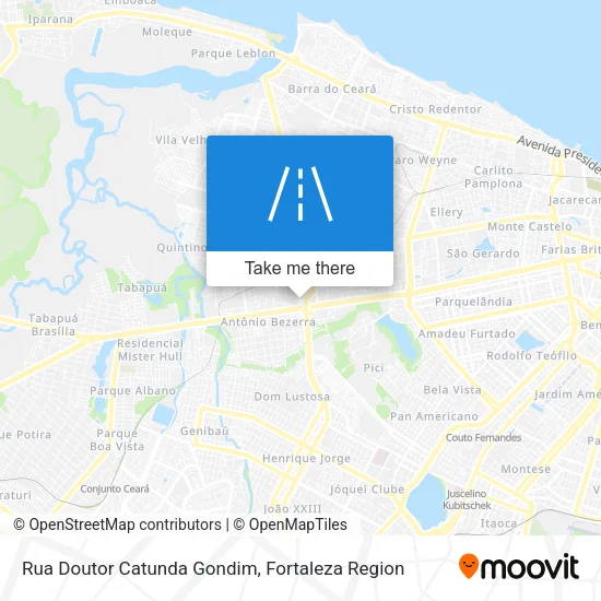 Rua Doutor Catunda Gondim map