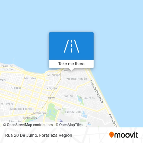Rua 20 De Julho map