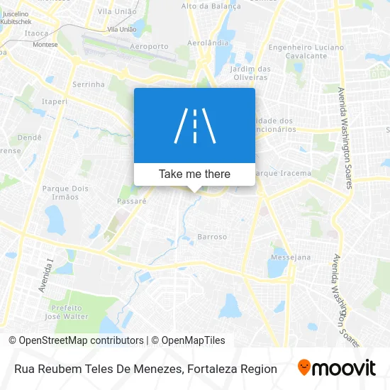 Rua Reubem Teles De Menezes map