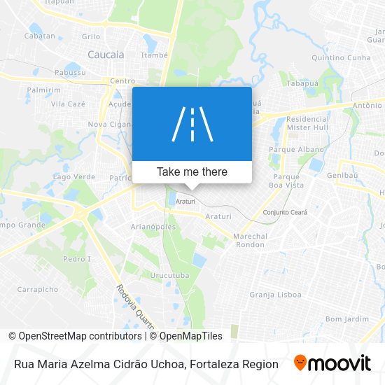 Rua Maria Azelma Cidrão Uchoa map