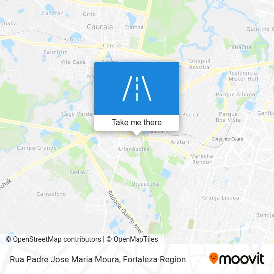 Rua Padre Jose Maria Moura map