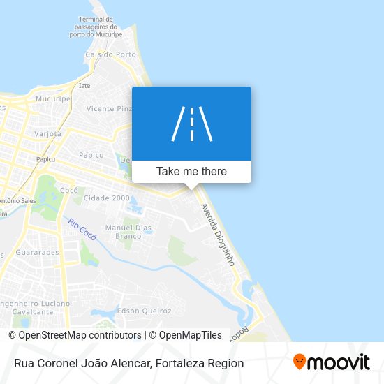 Rua Coronel João Alencar map