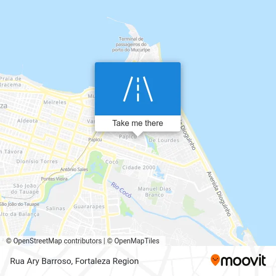 Rua Ary Barroso map