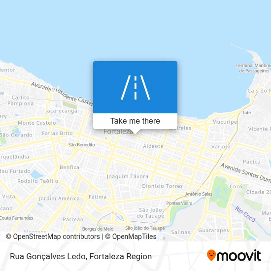 Rua Gonçalves Ledo map