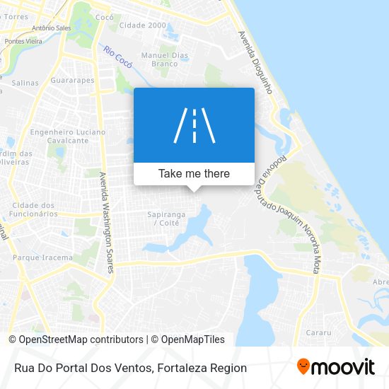 Rua Do Portal Dos Ventos map