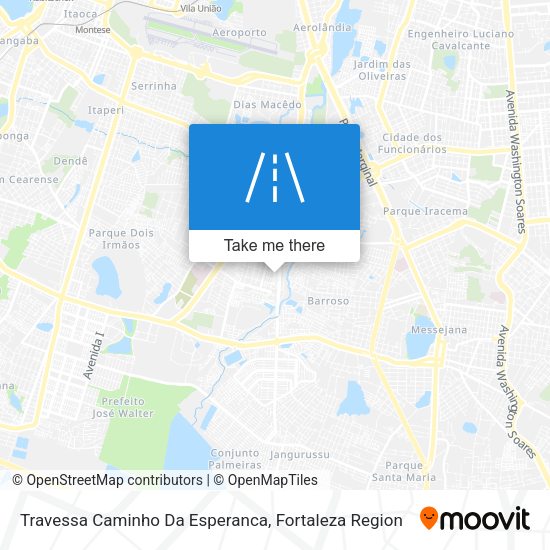 Travessa Caminho Da Esperanca map