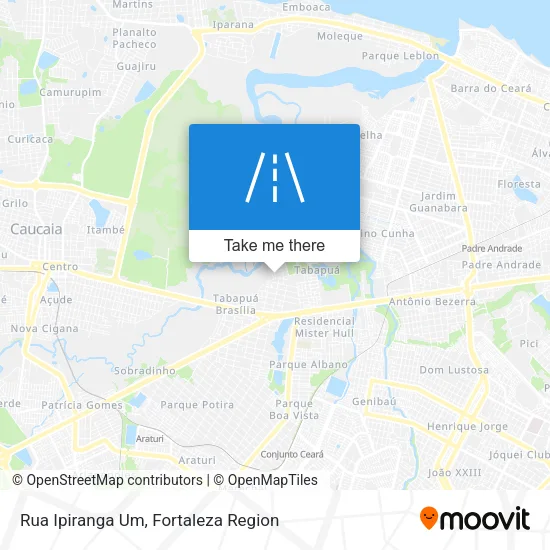 Rua Ipiranga Um map