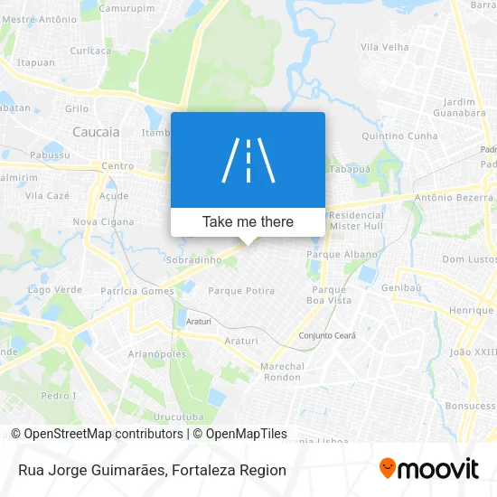 Rua Jorge Guimarães map