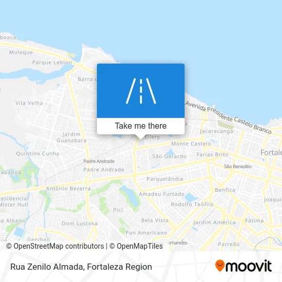 Rua Zenilo Almada map