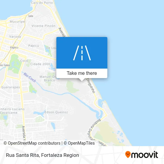 Rua Santa Rita map