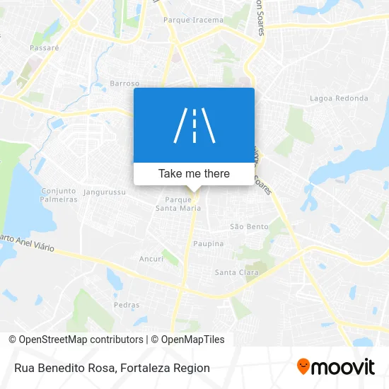 Rua Benedito Rosa map