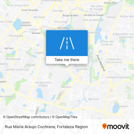 Rua Maria Araujo Cochrane map