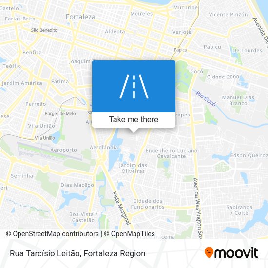 Rua Tarcísio Leitão map