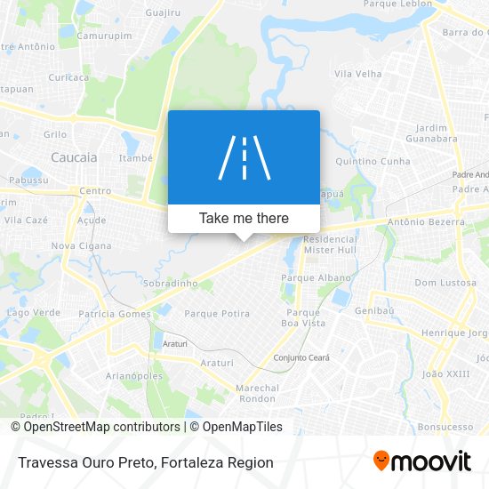 Travessa Ouro Preto map