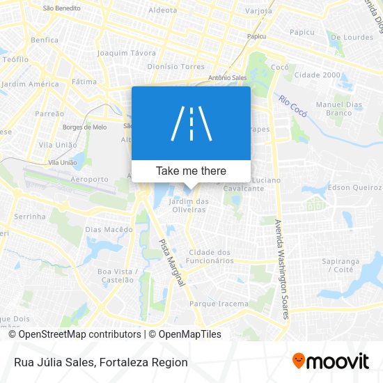 Rua Júlia Sales map