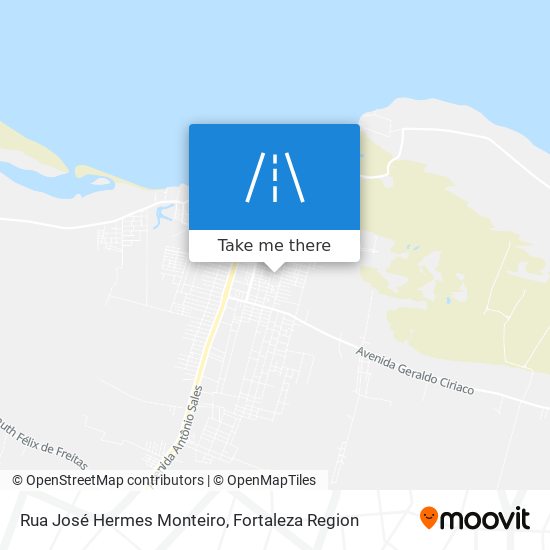 Mapa Rua José Hermes Monteiro